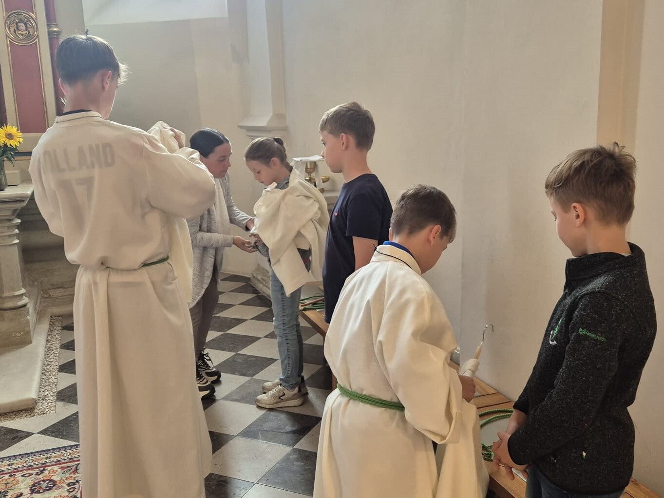 Ministranten der Pfarre Gamlitz / Conny Holland Ein großartiges Team